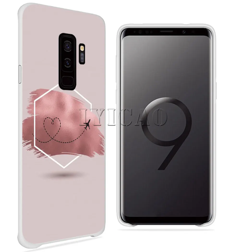 Простой милый чехол IYICAO air planeHard для Samsung Galaxy J6 J5 J1 J2 J3 J7 2017 2016 2015 Prime US EU версия |