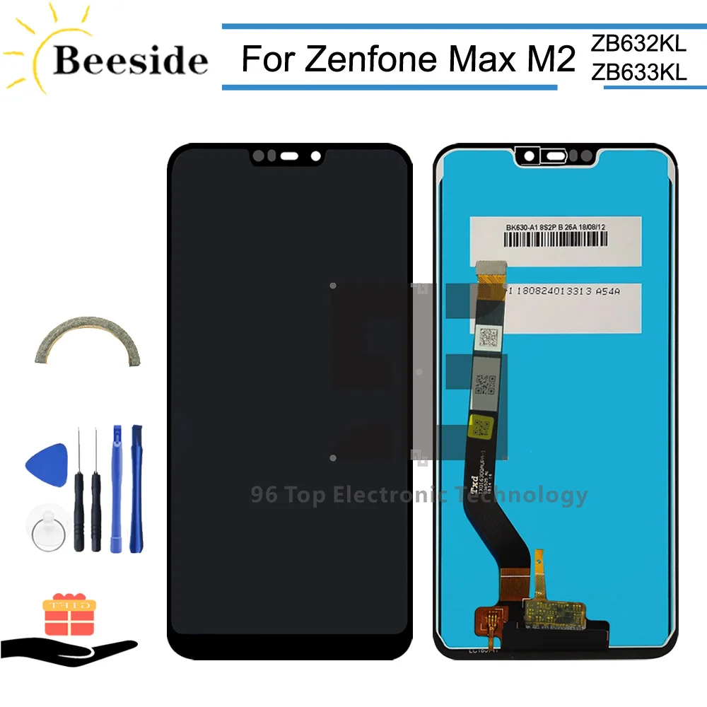AA+ Quality LCD 6.26'' For Asus Zenfone Max M2 ZB633KL / ZB632KL Display Touch Screen Digitizer Assembly Replace | Мобильные