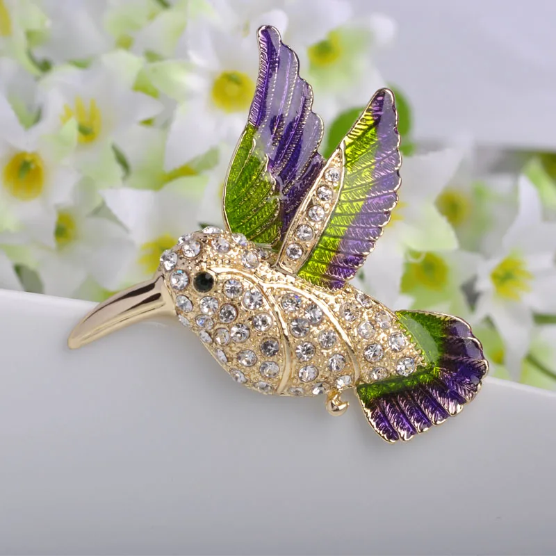 Брошь на воротник с птицами для женщин подарок день рождения брошь корейский