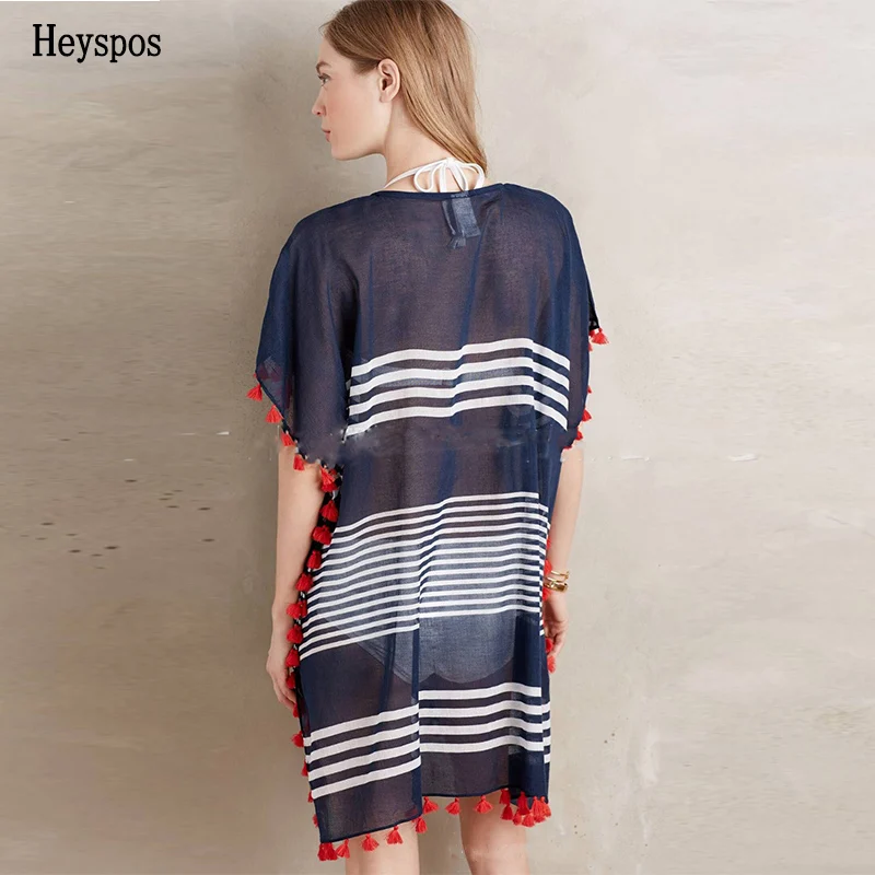 2018 Новый Летний шифоновый купальный костюм накидка летнее пляжное платье с