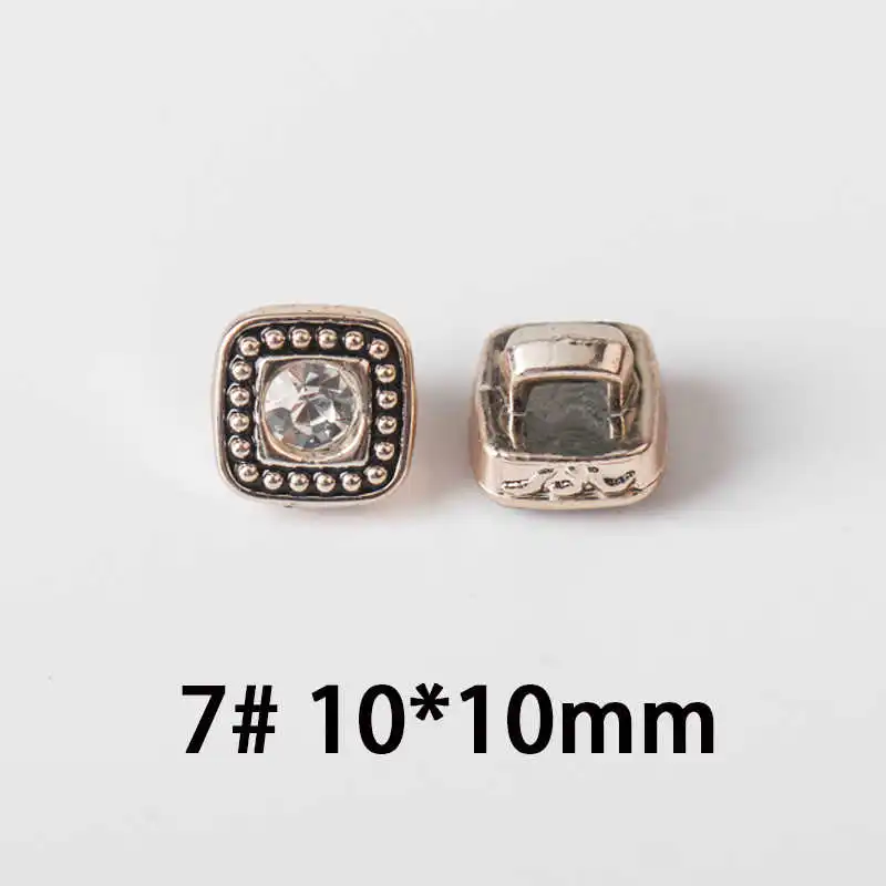 No7 10mm 50 шт./компл. цвета: черный, золотистый, Серебристый; швейные пуговицы, 11-12 мм Пластик пуговицы, аксессуары для шитья для Костюмы DIY одежда, блузки для детей, украшения - Цвет: No7 10mm