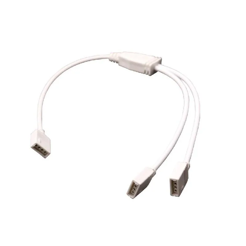 4 pin гнездовой разъем 1 до на возраст 1, 2, 3, 4, 4pin Удлинительный кабель RGB разветвитель для SMD3528 SMD5050 RGB Светодиодные ленты огни лампы Цвет изменение