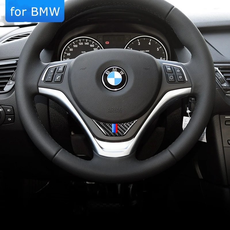 Автомобильная наклейка на руль для BMW E84 X1 с эмблемой в полоску M s 2011 2015 отделка из