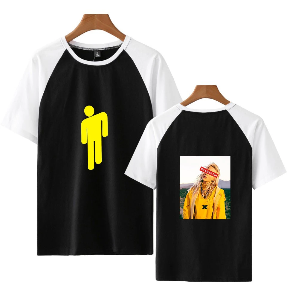 Новый тренд Billie Eilish Fans реглан HARAJUKU женская футболка Летняя дышащая горячая