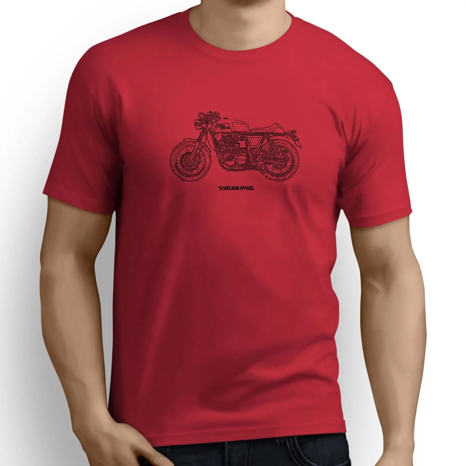 New 2019 Popular Famous Brand High-Quality Classic British Motorcycle Fans Continental Gt Inspired Hip Hop Tops | Мужская одежда