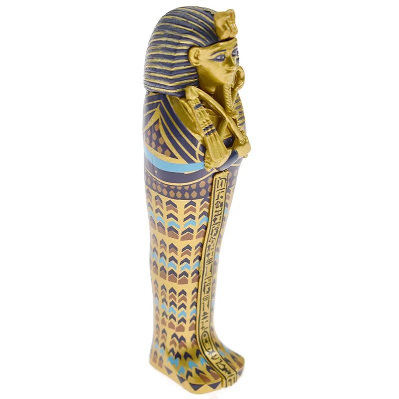 Египетский фараон Tutankhamen миниатюрная Статуэтка ПВХ гроб форма символическая