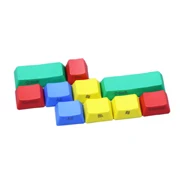 OEM профиль PBT RGBY CMYK модификаторы 10 клавиш лазерной гравировкой брелки для Cherry MX механическая клавиатура переключатель - Цвет: Side Print Keycap