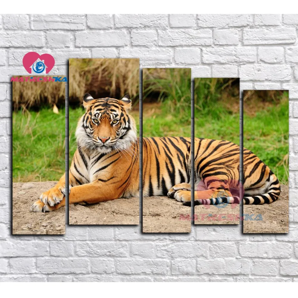 

Diamond embroidery tigers Pictures of rhinestones Modular pictures triptych paintings from crystals 5d diy diamond painting free
