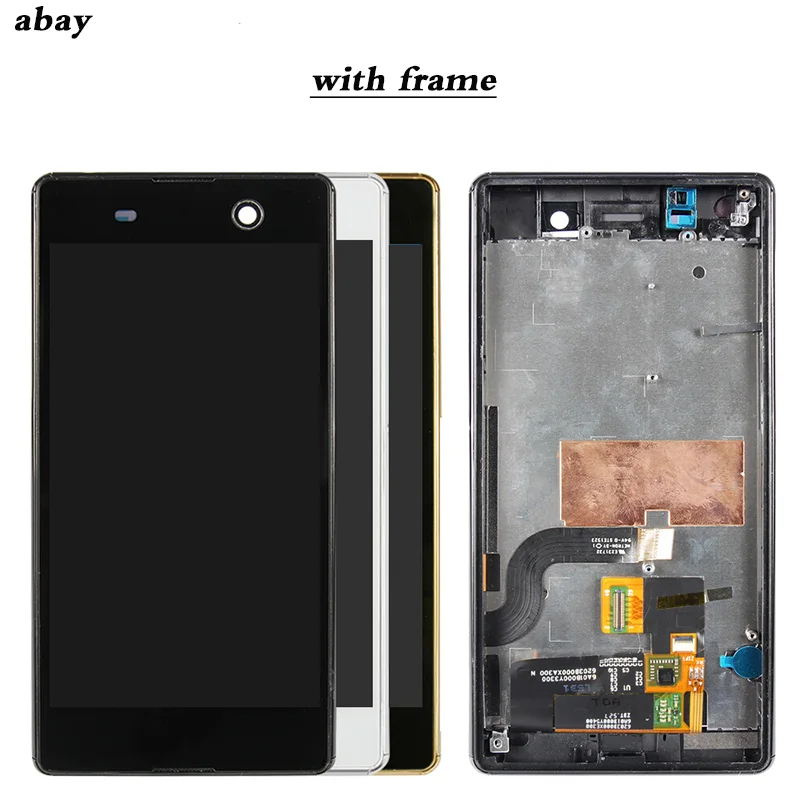 Для sony Xperia M5 ЖК-дисплей+ сенсорный экран Рамка дигитайзер сборка E5603 E5606 E5653 E5633 для sony M5 ЖК замена 5,0 дюймов
