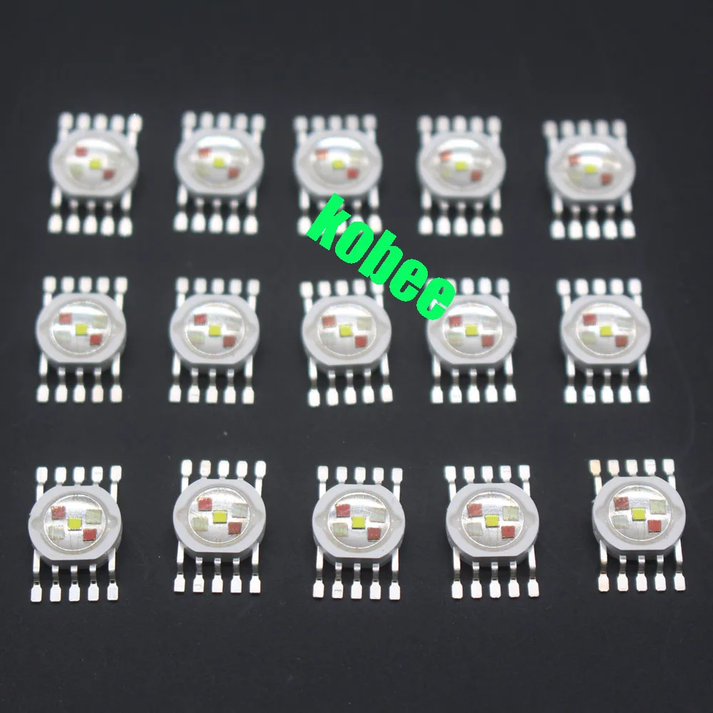 20 шт RGBW (RGB + W Y) 5*3 Вт 15 Светодиодный светильник излучатель диоды для подавления
