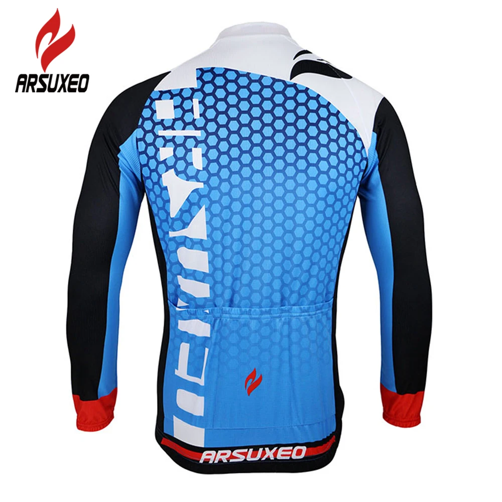 ARSUXEO MTB дорожный велосипед ciclismo Быстросохнущий Джерси для спорта на открытом