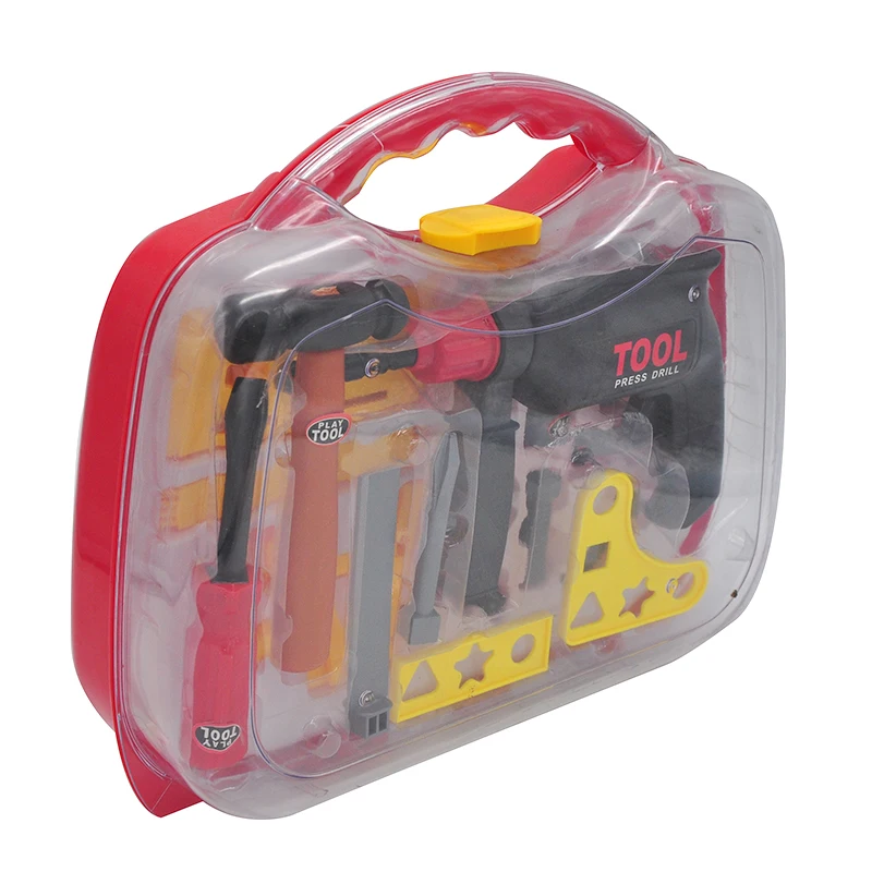 Набор строительных аксессуаров для детей пластиковый инструмент набор игрушки