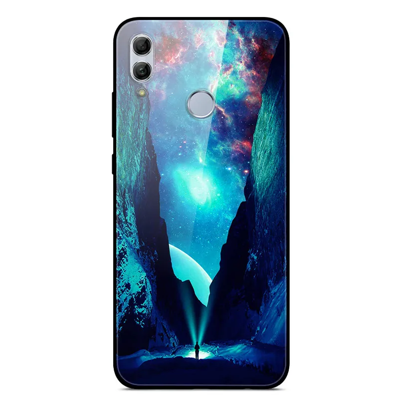 22 B для huawei Honor 10 Lite Чехол задняя крышка из закаленного стекла Жесткий Чехол для huawei Honor 10 Lite 10i бампера корпус Honor10 light - Цвет: 22