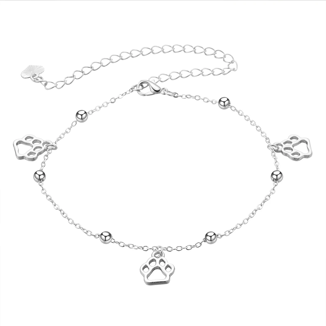 Todorova Animal Pet Paw Print ножной браслет с цепочкой для ног летний Подвеска щиколотки Tassel