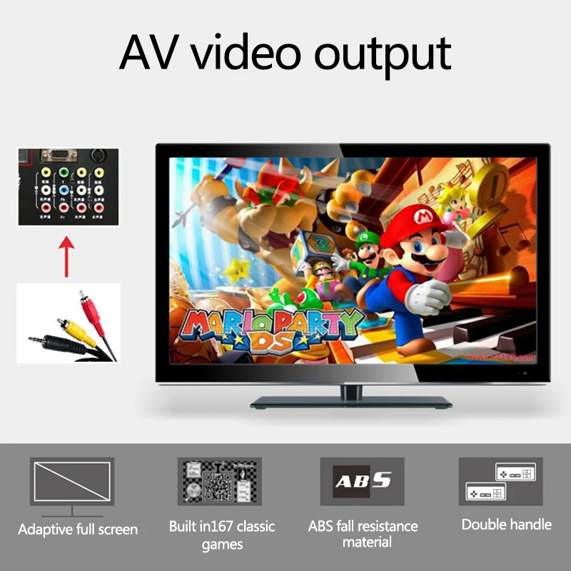 TSINGO 16Bit встроенный 167 Классическая игра мини ТВ игровой консоли AV Выход Ретро Семья Ручные игры PAL/ NTSC best подарок