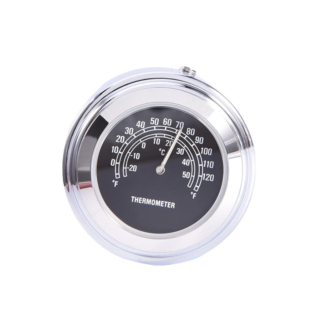 Универсальный хромированный термометр для мотоцикла 1 шт. 26 мм/1 &quot