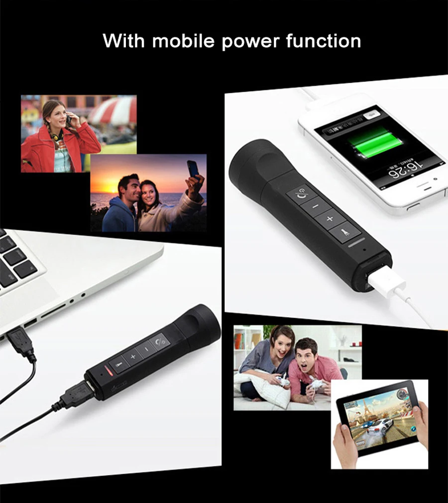Tiandirenhe Bluetooth динамик внешний аккумулятор портативный велосипедный музыкальный фонарь MP3 светодиодный фонарик 2600 мАч с держателем для велосипеда 5 в 1