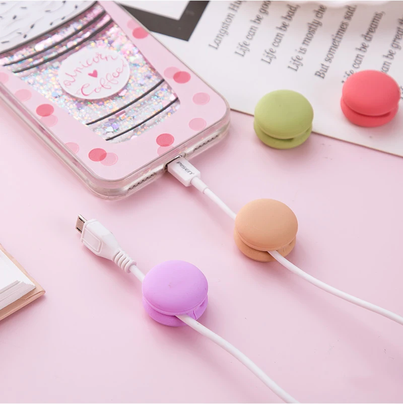 [3-Pack] USB кабельные зажимы Настольный органайзер фиксатор строки провод держатель шнур управление набор держатель наушники в форме мыши MP4 провода шнур фиксатор