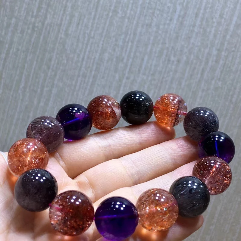 Сертификат натуральный Super Seven 7 Lepidocrocite кварцевый рутилированный Кристальный