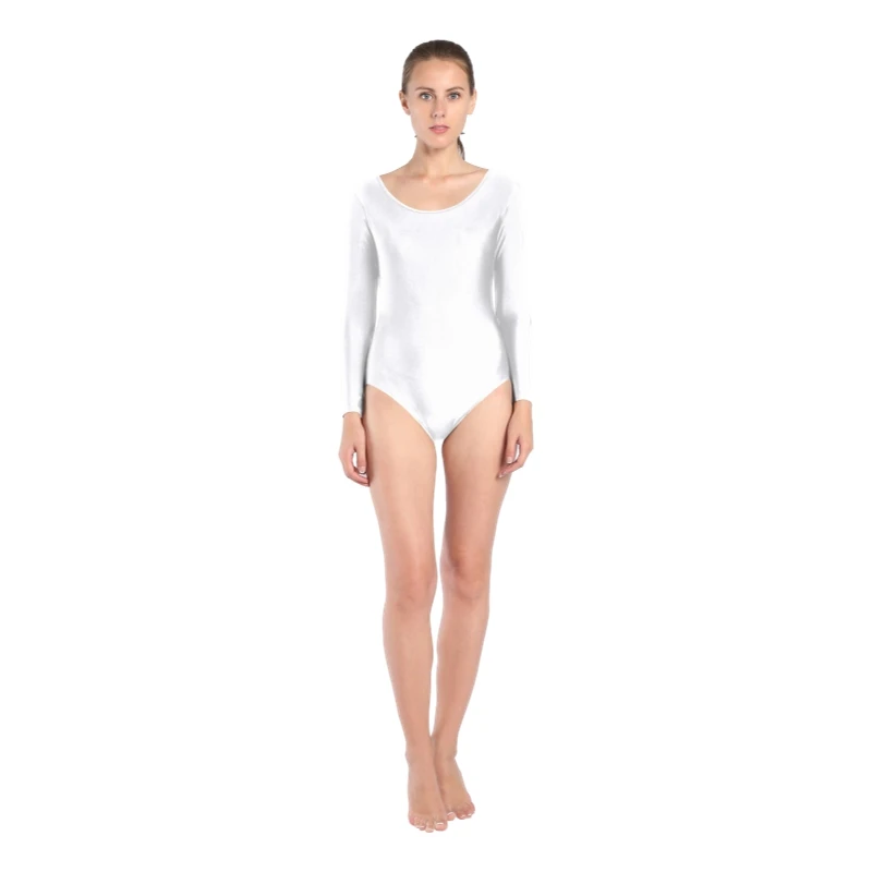 23 colors Women Ballet Gymnastics Leotard Long Sleeve Black for Toddler Spandex Lycra Scoop Neck Dance adult Leotards | Тематическая