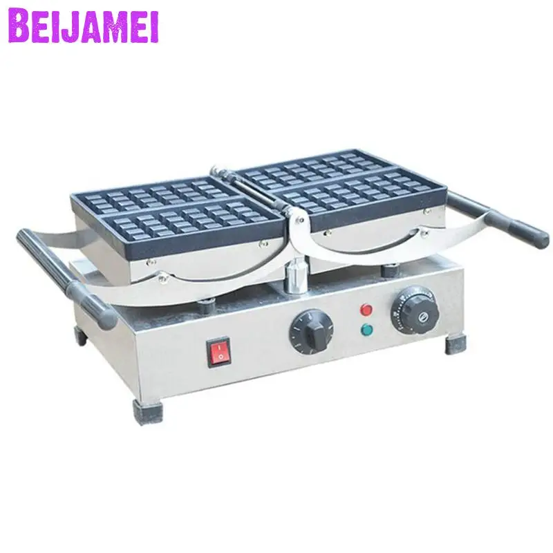 

BEIJAMEI Restaurant Equipment Commercial Kitchen Square Waffle Machine Square Electric Waffle Maker Baker Machine