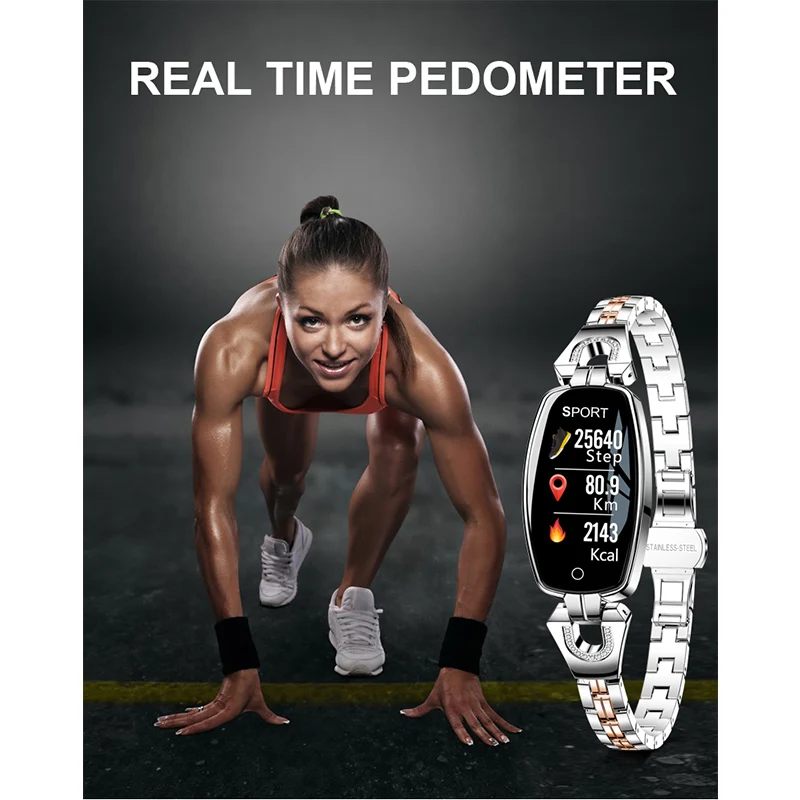 Xgody H8 Fashion Wrist Watch for Women Activity Fitness Tracker Heart Rate Monitor Waterproof Smart Wristband | Электроника