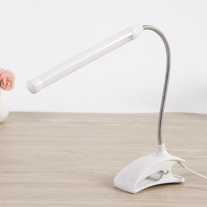 5 в USB Led Настольная лампа с зажимом настольная Гибкая 13 светодиодов для