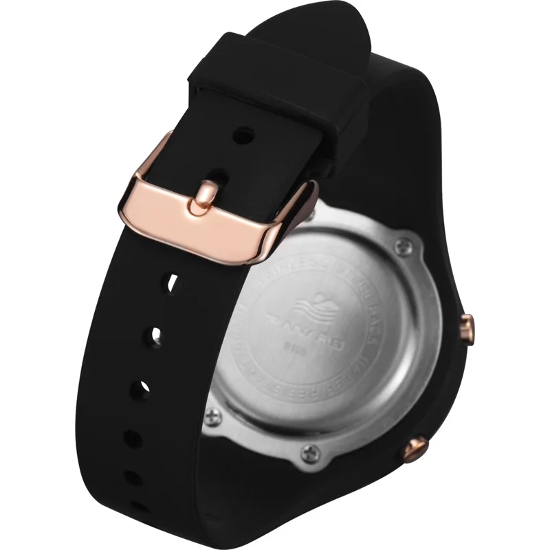 SYNOKE Women Sport Watch Pink Silicone Digital Candy Color Alarm Chronograph Multifunction Fashion Gril Wristwatch