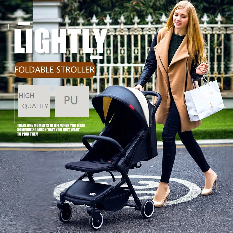 Легкие коляски складной Портативный путешествия можно взять самолет и положить