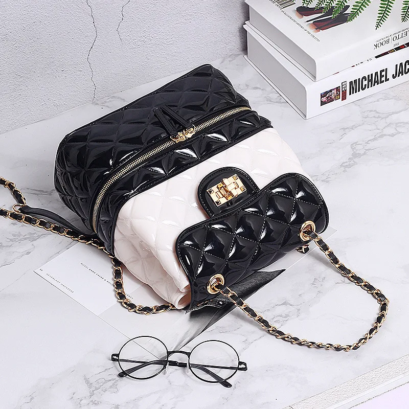 Женский водонепроницаемый рюкзак с прозрачной цепочкой модный дорожный яркого