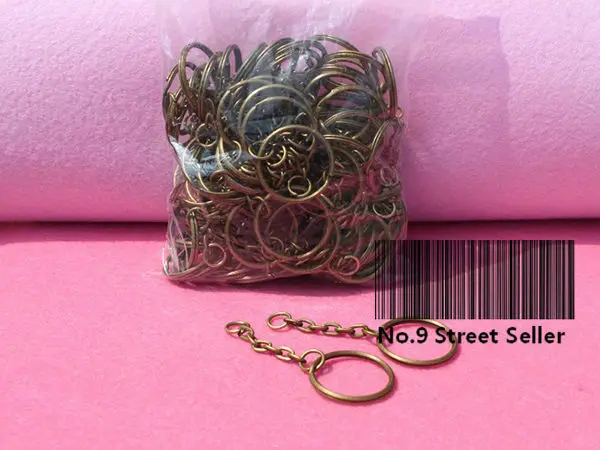 

100pcs/lot Home DIY Metal Key Chain Ring for Bag Sewing Craft Tailor Sewer