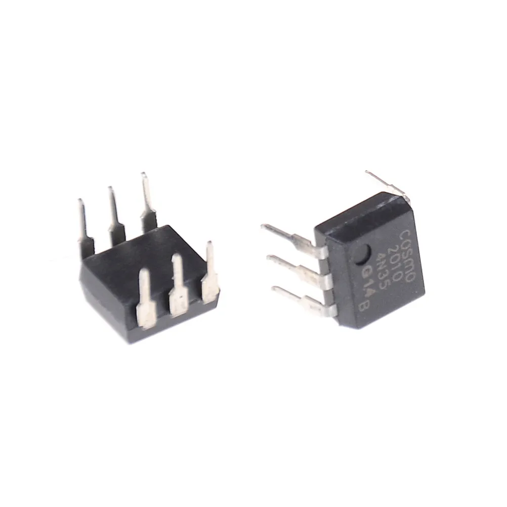 10 шт в упаковке новая 4N35 FSC оптопары сквозное отверстие 30V DIP6 разъемы ИС оптовая