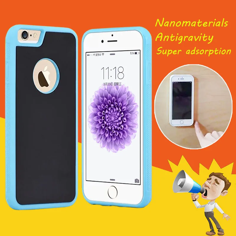 Антигравитационные чехлы для телефонов iPhone 6 s 7 Plus чехол Samsung Galaxy S4 S5 S6 S7 edge Note 5