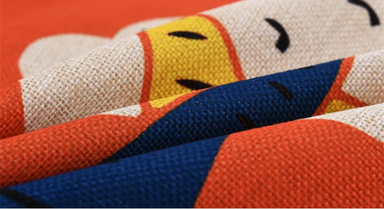 Забавный узор забавная Геометрическая наволочка для подушки из хлопка и льна