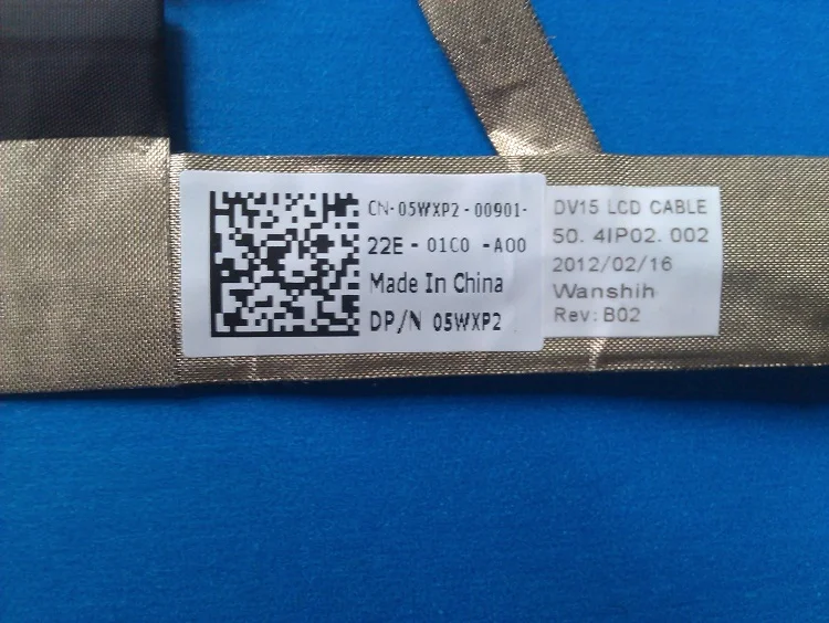 Новый ЖК кабель для ноутбука Dell N5040 N5050 M5040 V1540 V1550 P/n: 50.4IP02.002|lcd cable|laptop cablecables for laptop |
