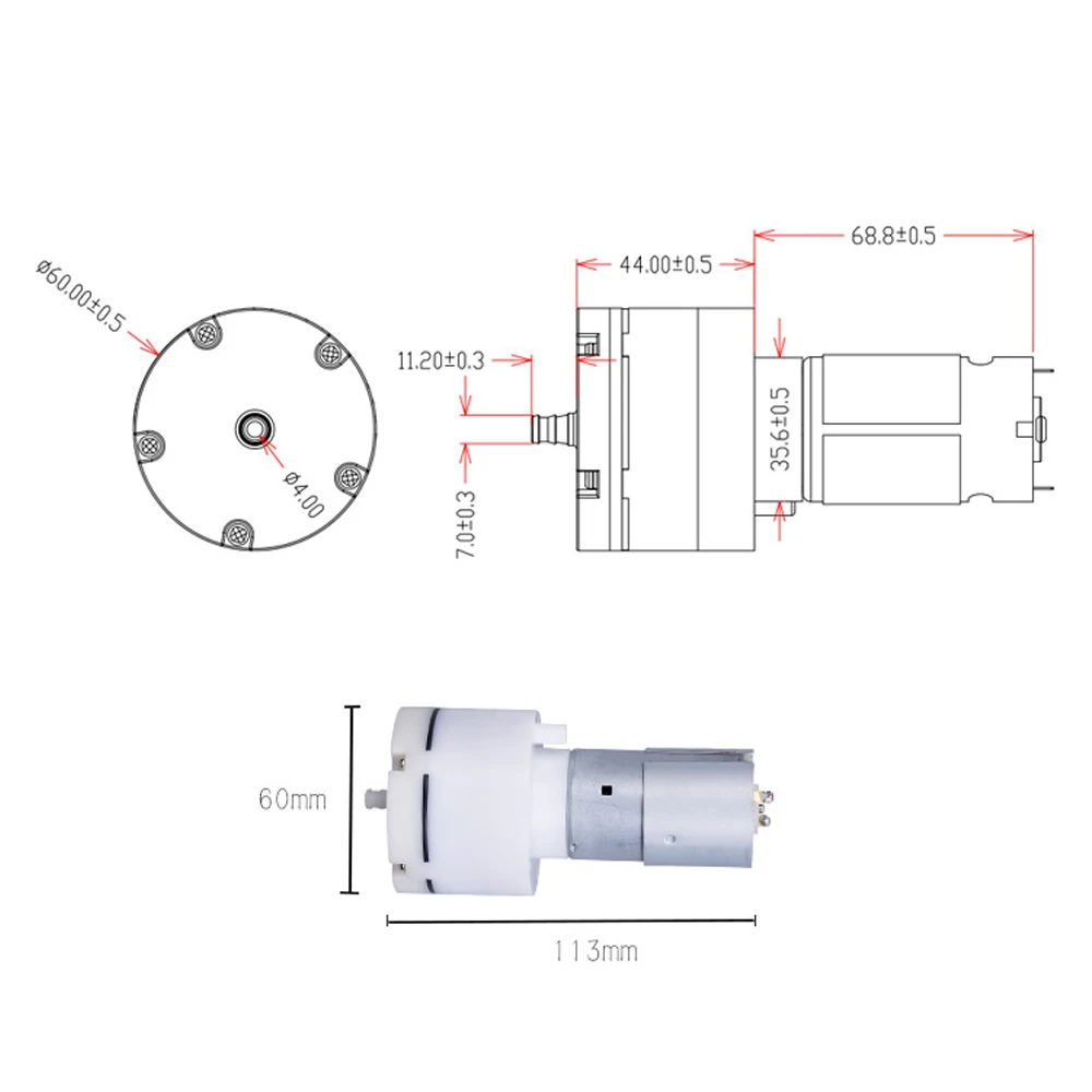 YIMAKER микро вакуумный насос для тумана DC12V 24 в мини бесшумные мембранные воздушные насосы 10л/мин высокое давление для косметического оборудования массажное кресло
