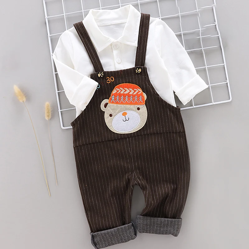 Mayfair Cabin Autmn newborn baby Boys clothes sets T-shirt + pants Children girls outside wear sports 2PCS suit clothing 0-4Y | Детская