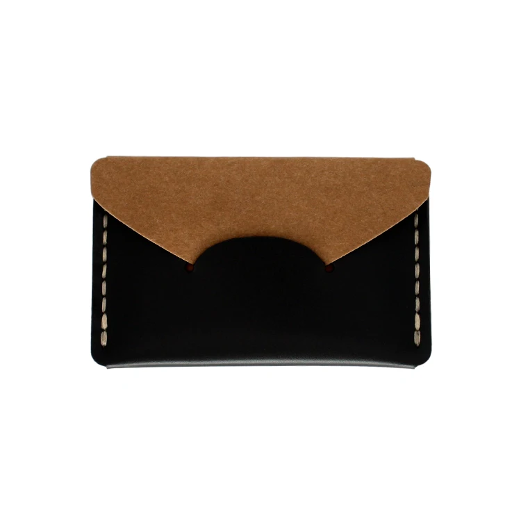 Футляр для карт из бычьей кожи моющийся органайзер крафт-бумаги ручной держатель