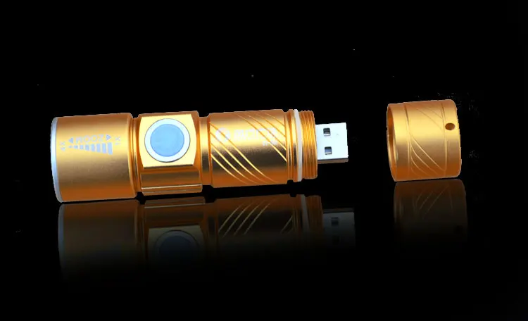 Светодиодный фонарь светильник охотничий мини USB светодиодный фонарь 3 режима масштабируемый фонарь для кемпинга USB СВЕТОДИОДНЫЙ светильник-вспышка удобный перезаряжаемый