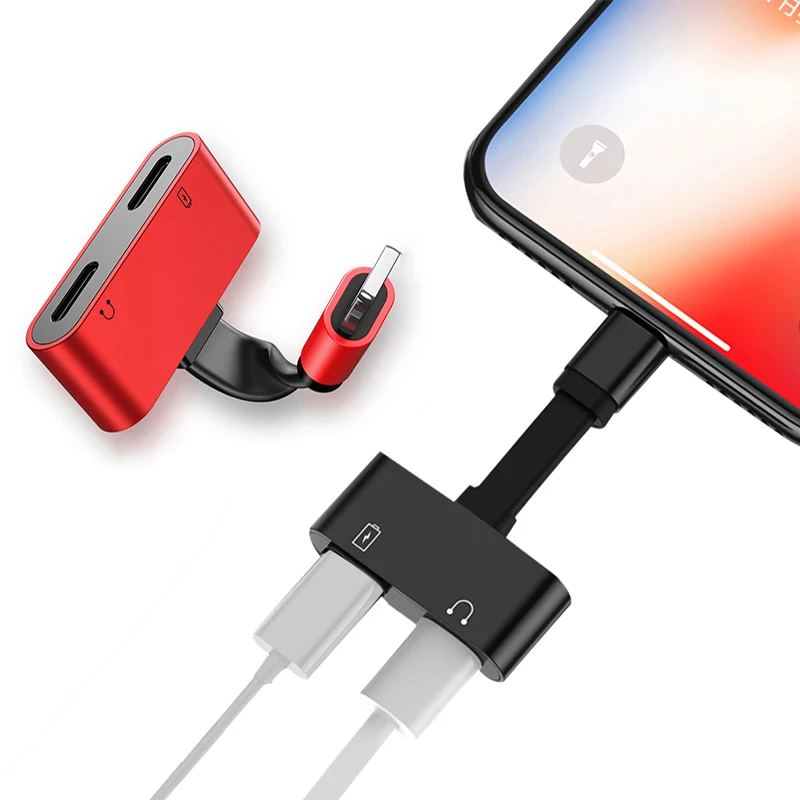 Suntaiho адаптер для освещения наушников 2 в 1 iPhone 7 8 Plus X Зарядное устройство сплиттер