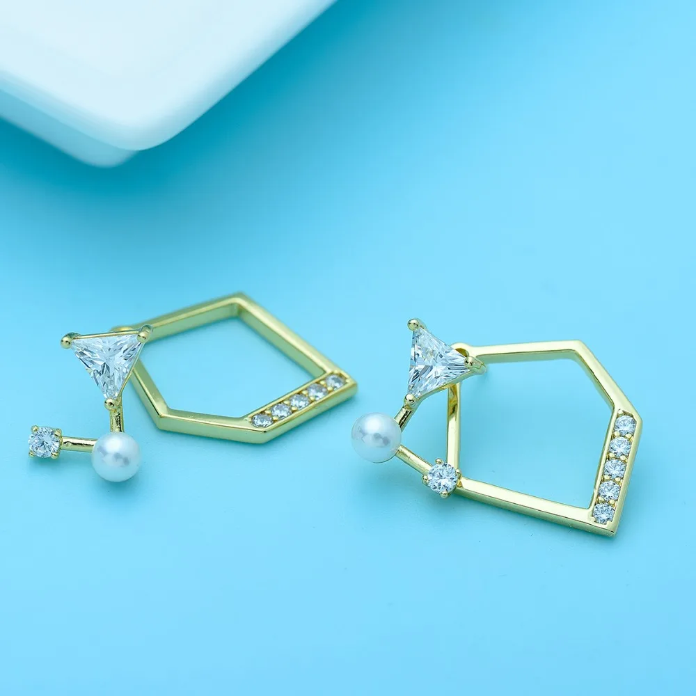 Luoteemi новый тонкий Для женщин белого золота Цвет Jewelry Очаровательный Уникальный
