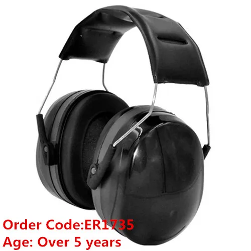 ER35 Black Фирменные тактические наушники с защитой от шума, слуховой протектор, наушники с шумоподавлением для охоты, работы, учебы, сна, защиты ушей, стрельбы - Цвет: ER35 Black