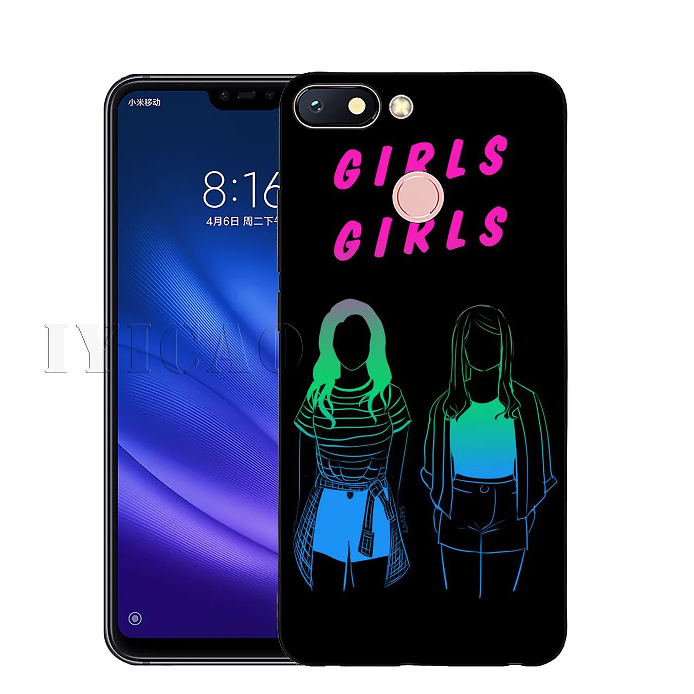 IYICAO Мягкий силиконовый чехол для Xiaomi Redmi K30 K20 8A 7A 6A 5A S2 GO Note 8 8T 7 5 6 Pro |