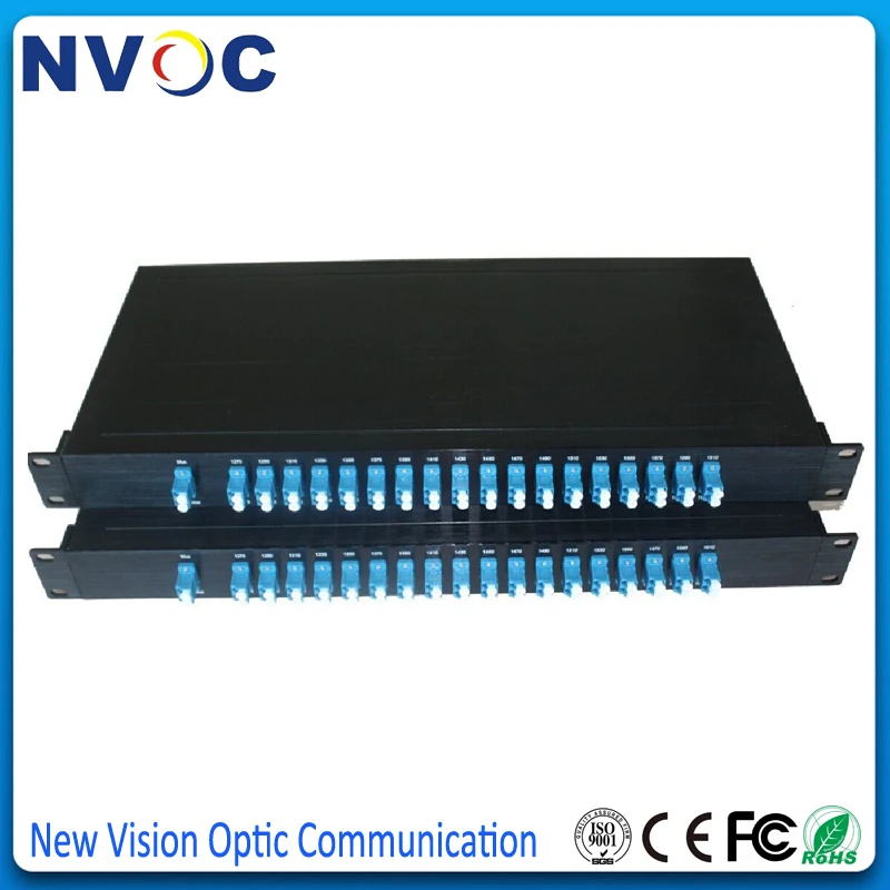 Бесплатная доставка 8 канальный одноволоконный станок 1U CWDM Mux/Demux с LC разъемом
