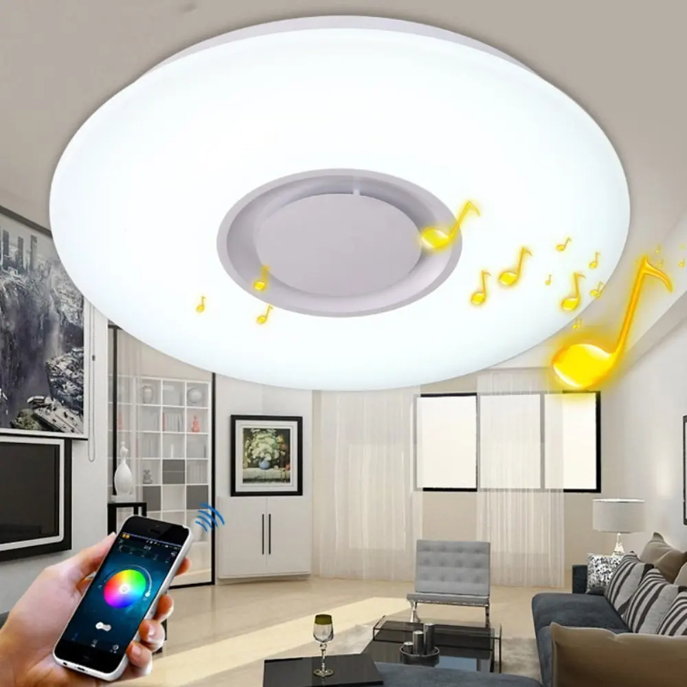RGB Bluetooth светодиодные музыкальные потолочные светильники приложение