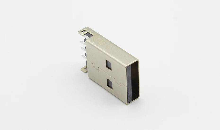 10 шт./лот USB 2,0 4Pin A Тип штекер SMT разъем Черный G49 для передачи данных зарядки