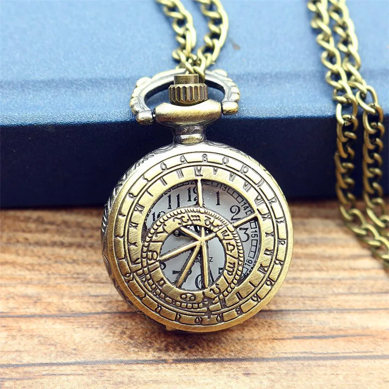 

New Arrival Hollow Dr Doctor dial Pocket Watch With Chain Necklace Best Gift To Women Men 2.8mm dial child simple watch