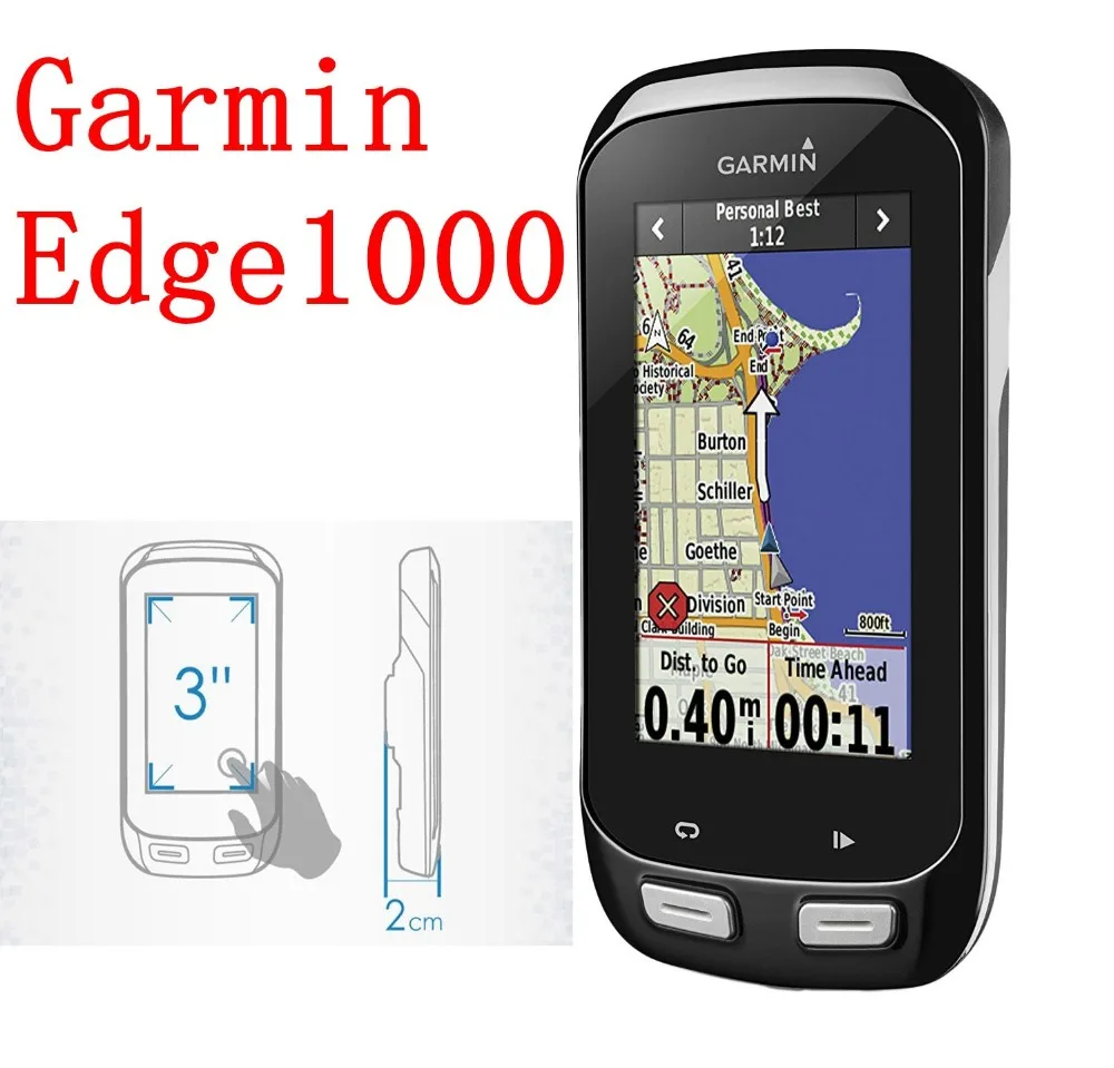 Беспроводной водонепроницаемый велокомпьютер Garmin Edge 1000 200 сенсорный экран 520