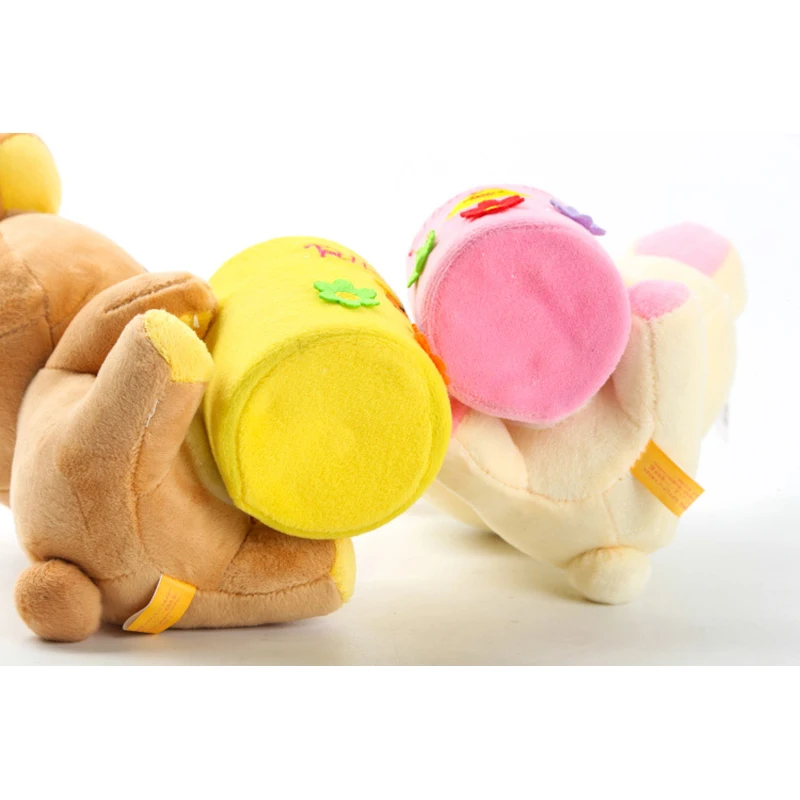 2 шт./лот 18x17 см японский мультфильм Rilakkuma плюшевые игрушки офисные украшения Медведь Мягкий рюкзак стиль животное кукла подарок на день рождения Kawaii