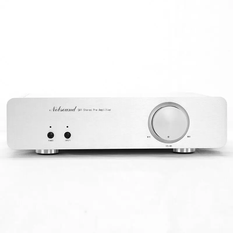 Nobsound HiFi стерео 2-в-1-OUT предусилитель алюминиевого серебристого домашнего аудио